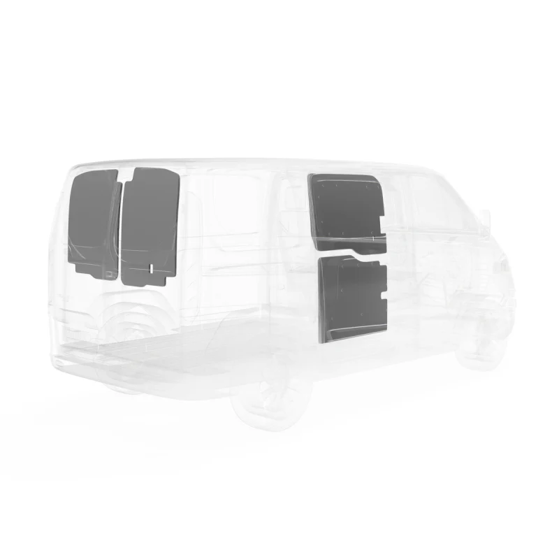 LEGEND DuraTherm Door Liner ONLY - Dual Side Doors Ford Transit (all Wheelbase lengths) Cargo Van High Roof - White Model 703-114-2614HR2 - Image 2