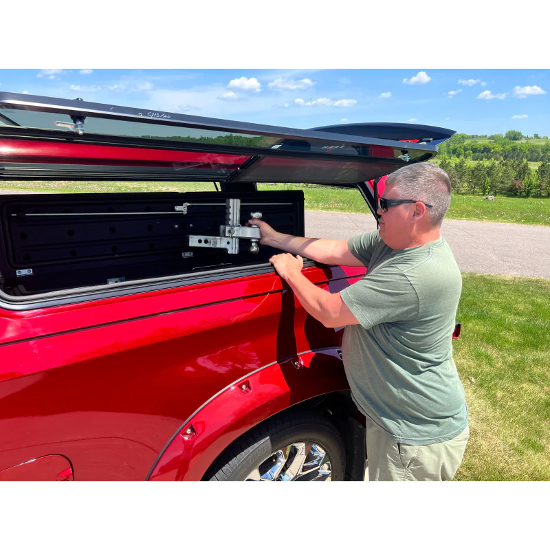 DU-HA Humpstor Exterior Portable Truck Storage  w/Mounting Bracket for Toppers Model 70801 - Image 6