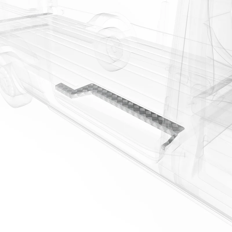 LEGEND Aluminum Floor Sill Set Dual Side Doors Ford Transit (all WB lengths) Cargo Van Model 709-151-1010.2 - Image 2
