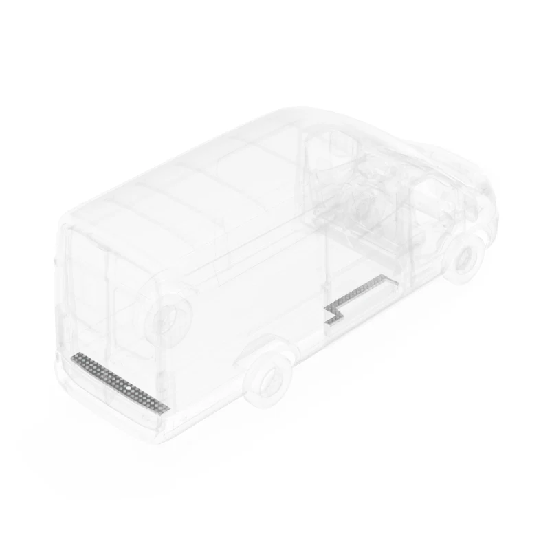 LEGEND Aluminum Floor Sill Set Ford Transit (all WB lengths) Cargo Van - Single Side Door Model 709-151-1010