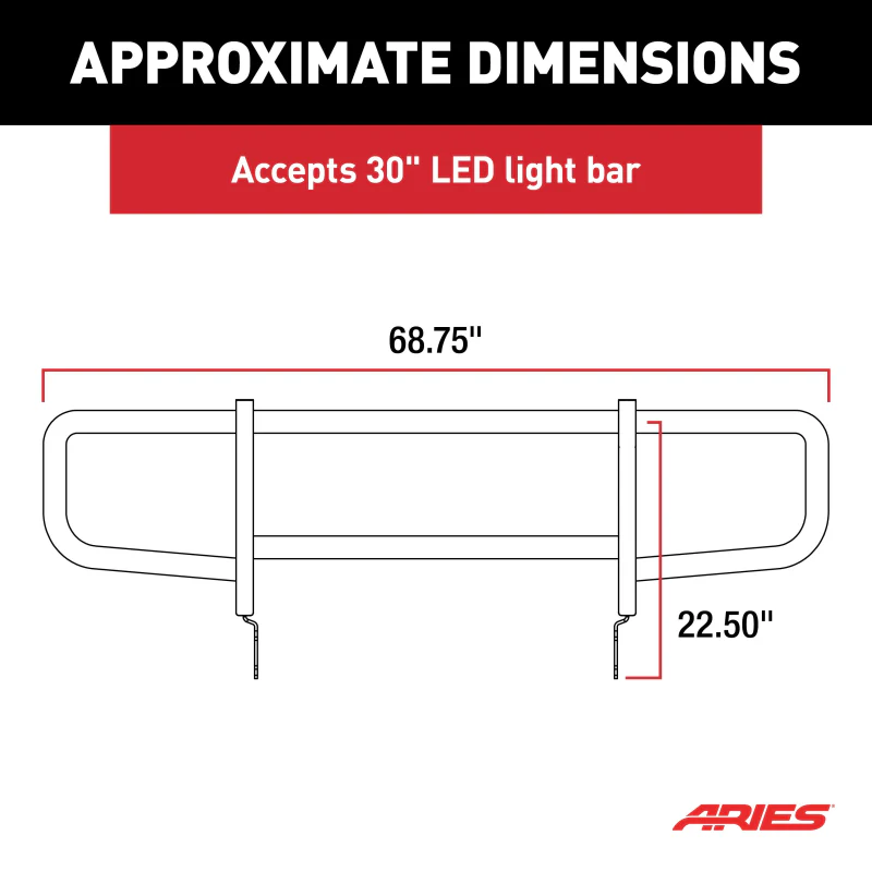 ARIES ForeFront Grille Guard for Ford Bronco Model 7100 - Image 2