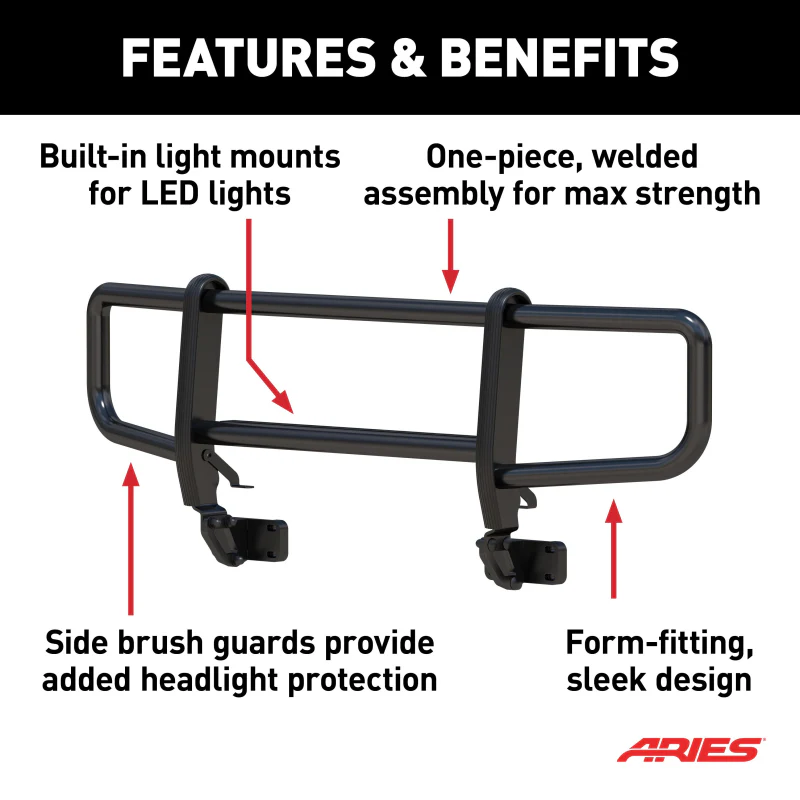 ARIES ForeFront Grille Guard for Ford Bronco Model 7100 - Image 3