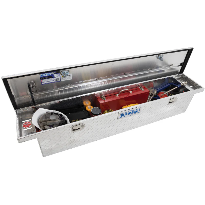 Better Built 69" Bright Aluminum Narrow Low Profile Crossover Classic Tool Box Model 73010284 - Image 6