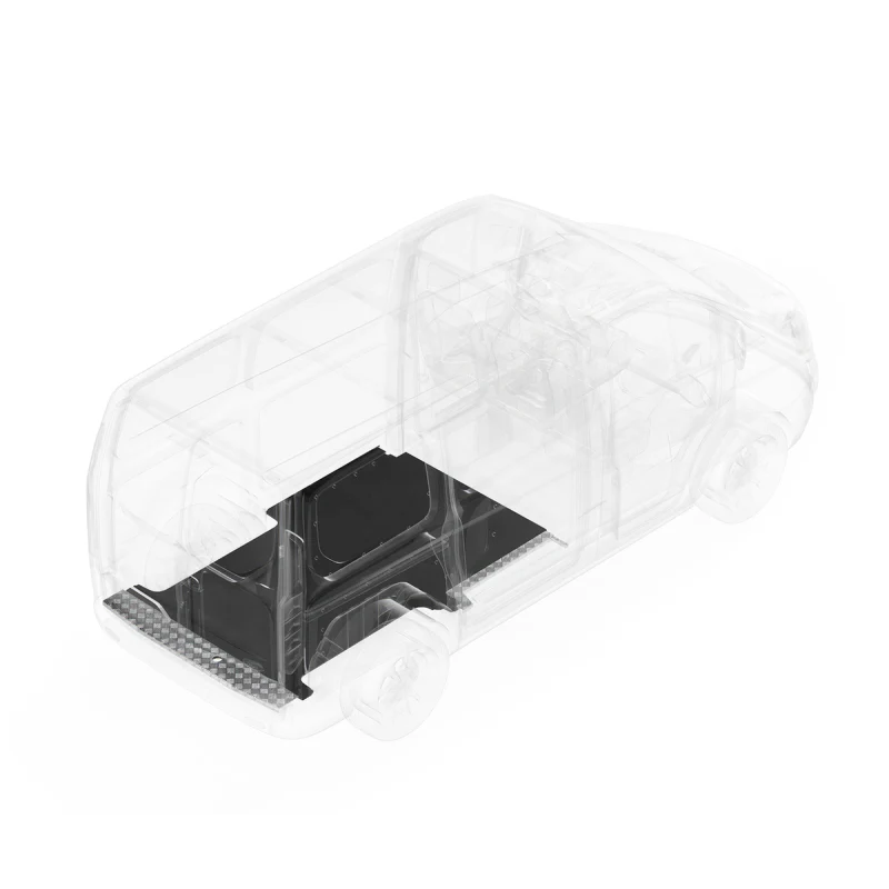 LEGEND AutoMat Bar Kit with Sills Dual Side Doors Ford Transit 130" Wheelbase Cargo Van 1 Pc Model 731-043-7621.2