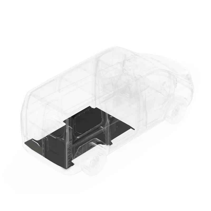 LEGEND AutoMat Bar without Sills Ford Transit 130" Wheelbase Cargo Van 1 Pc - Single Side Door Model 732-043-7621