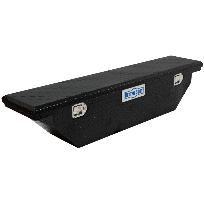 Better Built 61.5" Gloss Black Aluminum Narrow Low Profile Crossover Classic Wedge Tool Box Model 73210285