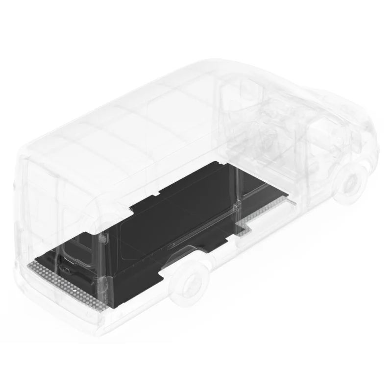 LEGEND StabiliGrip Kit With Sills OEM Door Trim Ford Transit 148" Extended Wheelbase Cargo Van 3 Pc Model 751-135-6441.4