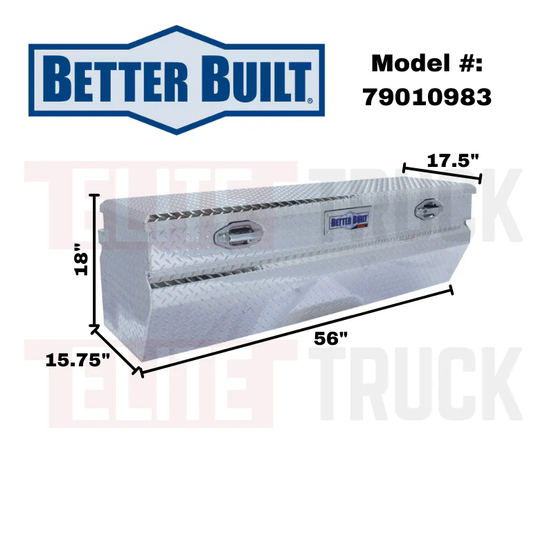 Better Built 56" Bright Aluminum Tool Chest Model 79010983 - Image 2