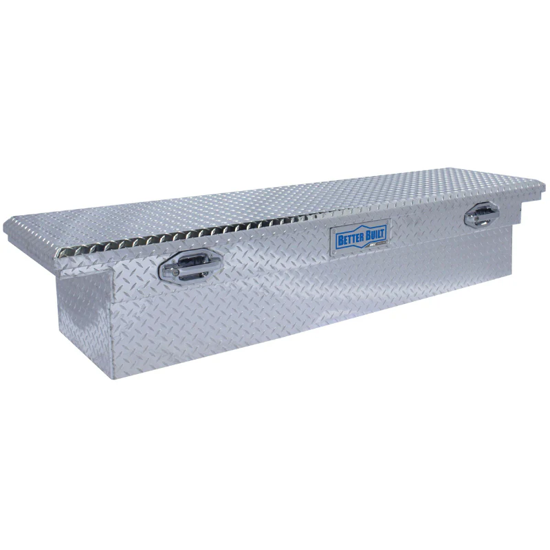 Better Built 69" Bright Aluminum Special Edition Crown Series Low Profile Crossover Tool Box Model 79011003