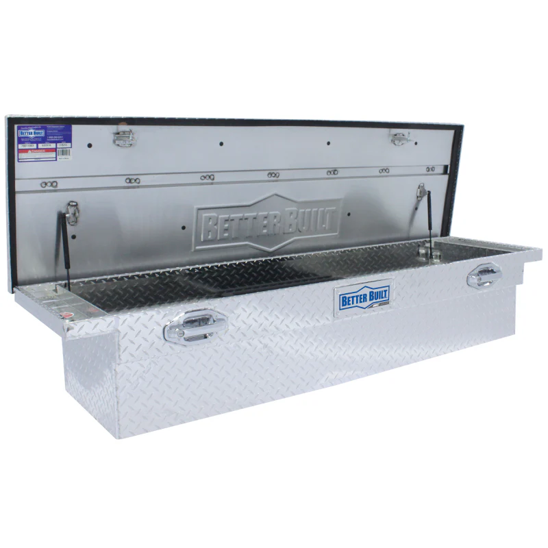 Better Built 69" Bright Aluminum Special Edition Crown Series Low Profile Crossover Tool Box Model 79011003 - Image 3