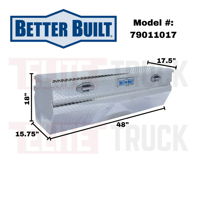 Better Built 48" Bright Aluminum Tool Chest Model 79011017 - Image 2