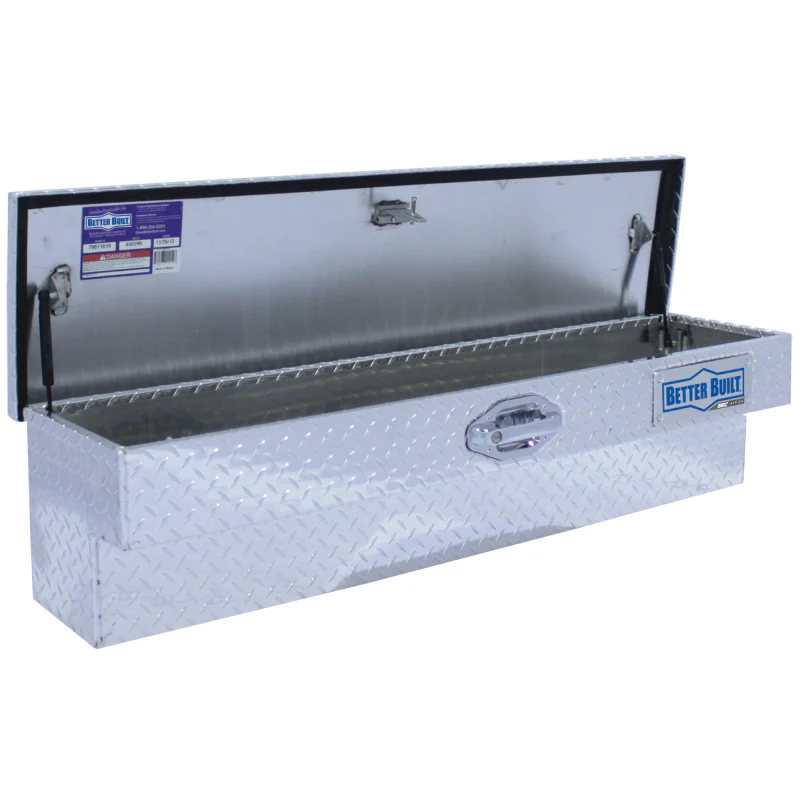 Better Built 48" Bright Aluminum Side Mount Tool Box Model 79011019 - Image 3