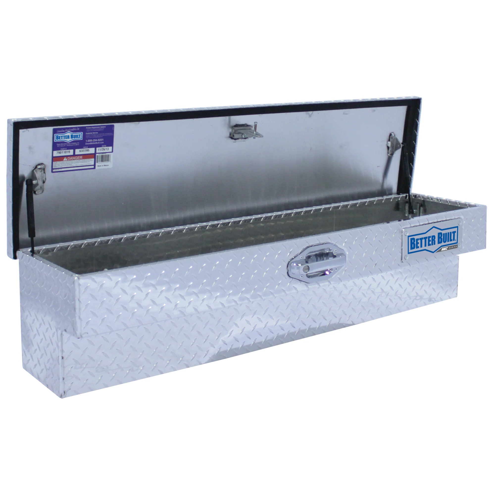 Better Built 36" Bright Aluminum Side Mount Tool Box Model 79012451 - Image 3