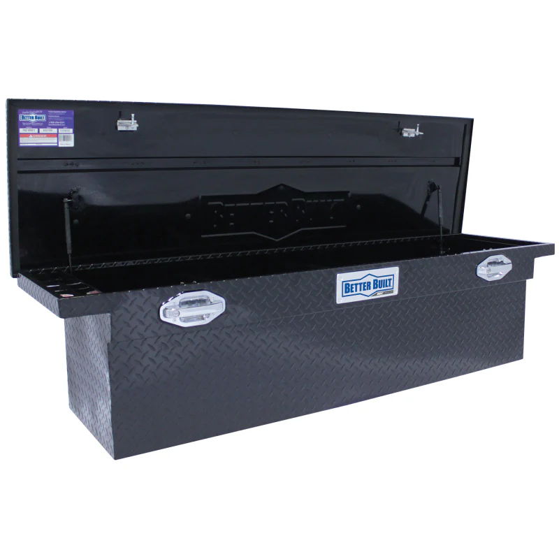 Better Built 69" Gloss Black Aluminum Low Profile Deep Crossover Tool Box Model 79210921 - Image 3
