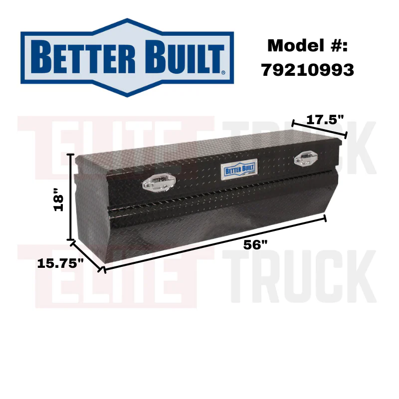 Better Built 56" Gloss Black Aluminum Tool Chest Model 79210993 - Image 2