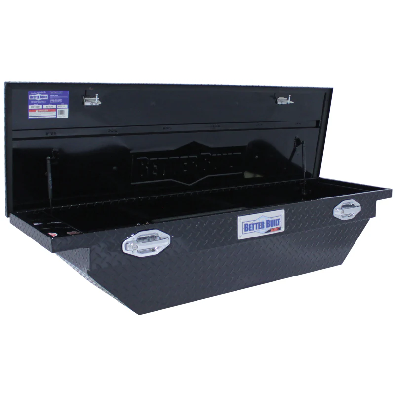 Better Built 63" Gloss Black Aluminum Low Profile Crossover Wedge Tool Box Model 79211057 - Image 3