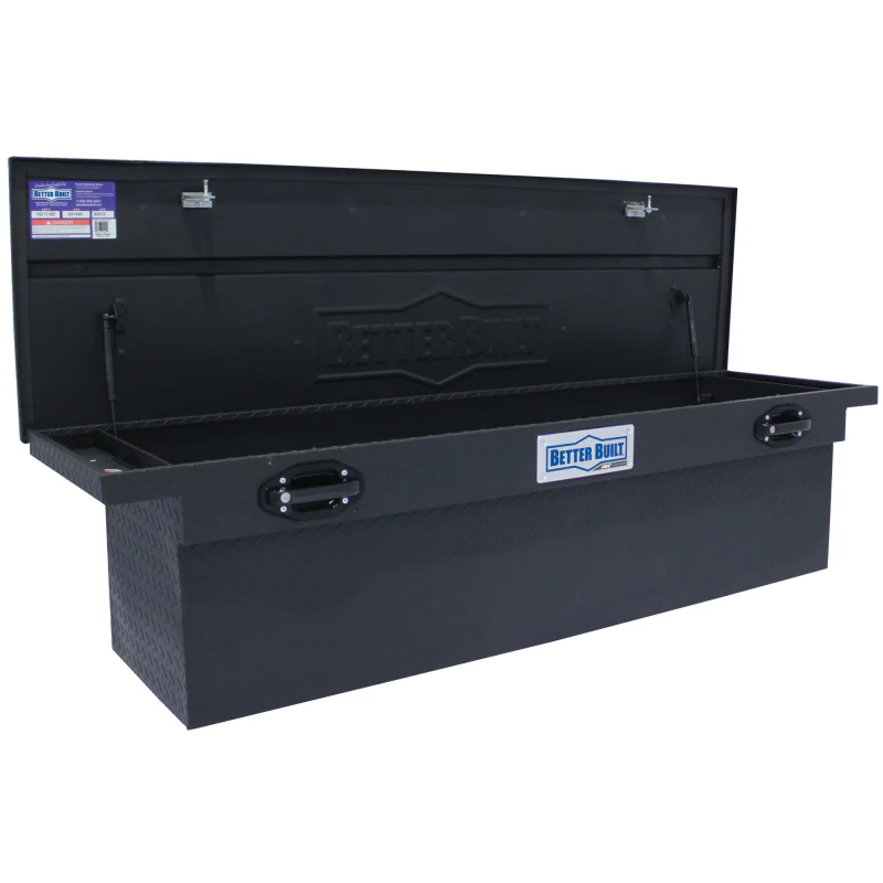 Better Built 69" Matte Black Aluminum Low Profile Deep Crossover Tool Box Model 79211102 - Image 3
