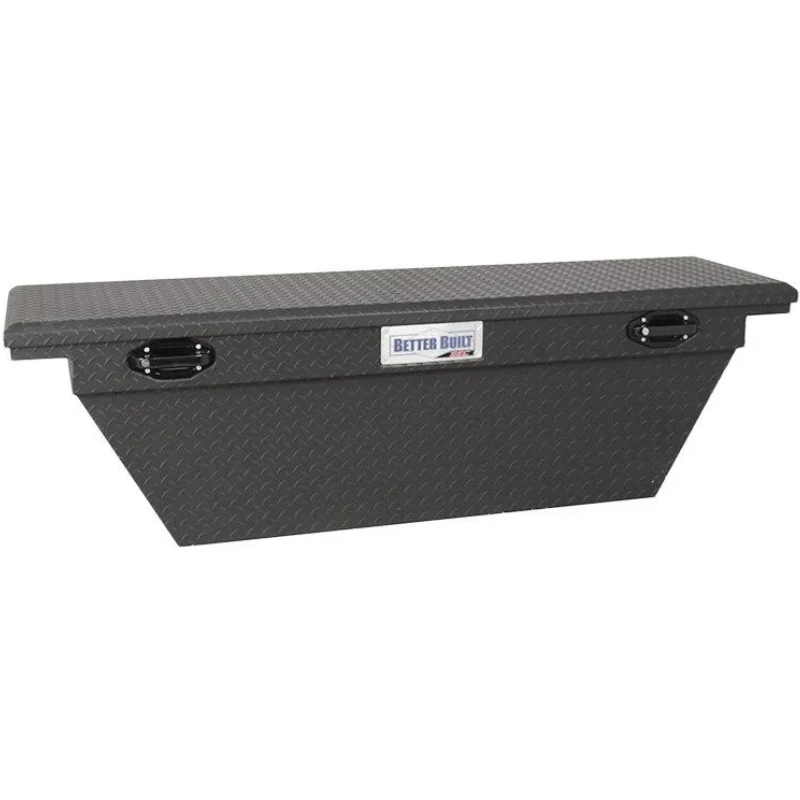 Better Built 63" Matte Black Aluminum Low Profile Crossover Wedge Tool Box Model 79211104