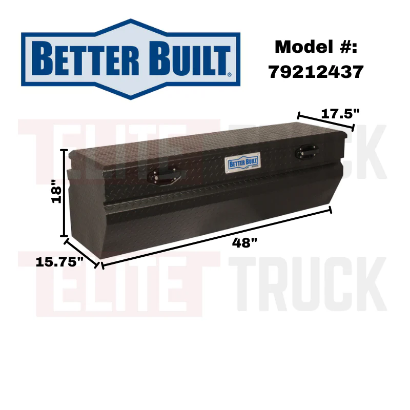 Better Built 48" Matte Black Aluminum Tool Chest Model 79212437 - Image 2