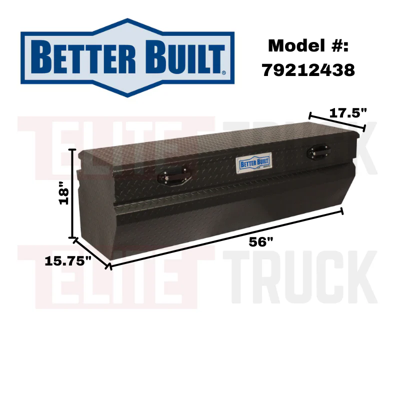 Better Built 56" Matte Black Aluminum Tool Chest Model 79212438 - Image 2