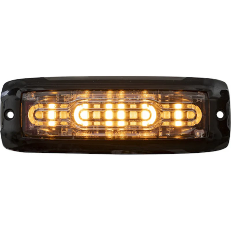 Buyers Products 5 Inch Ultra Thin Wide Angle Rectangular LED Amber/Blue Strobe Light Series Model 8890308 - Image 2