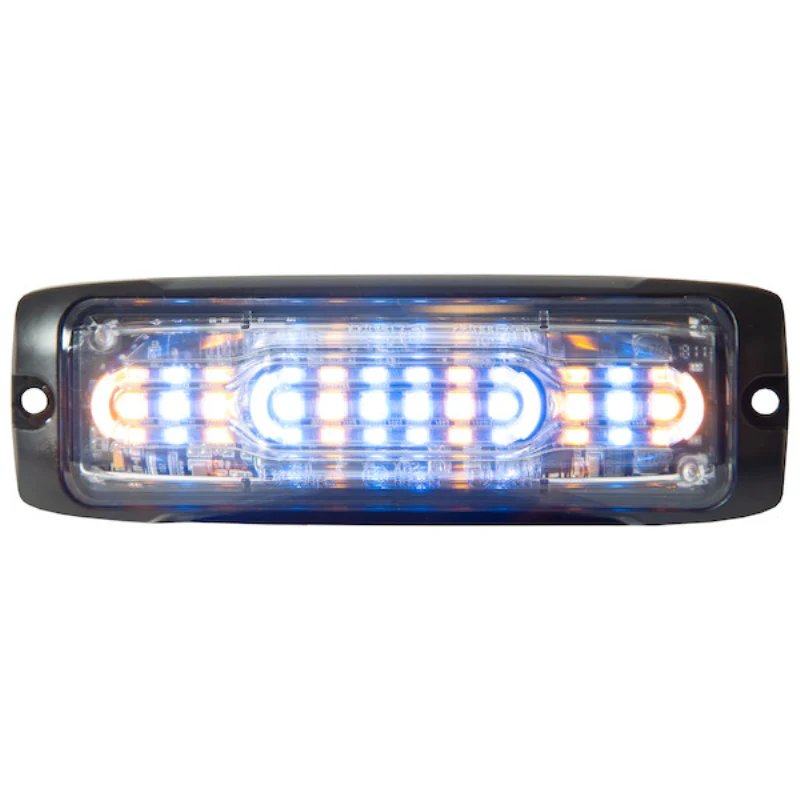 Buyers Products 5 Inch Ultra Thin Wide Angle Rectangular LED Amber/Blue Strobe Light Series Model 8890308 - Image 7