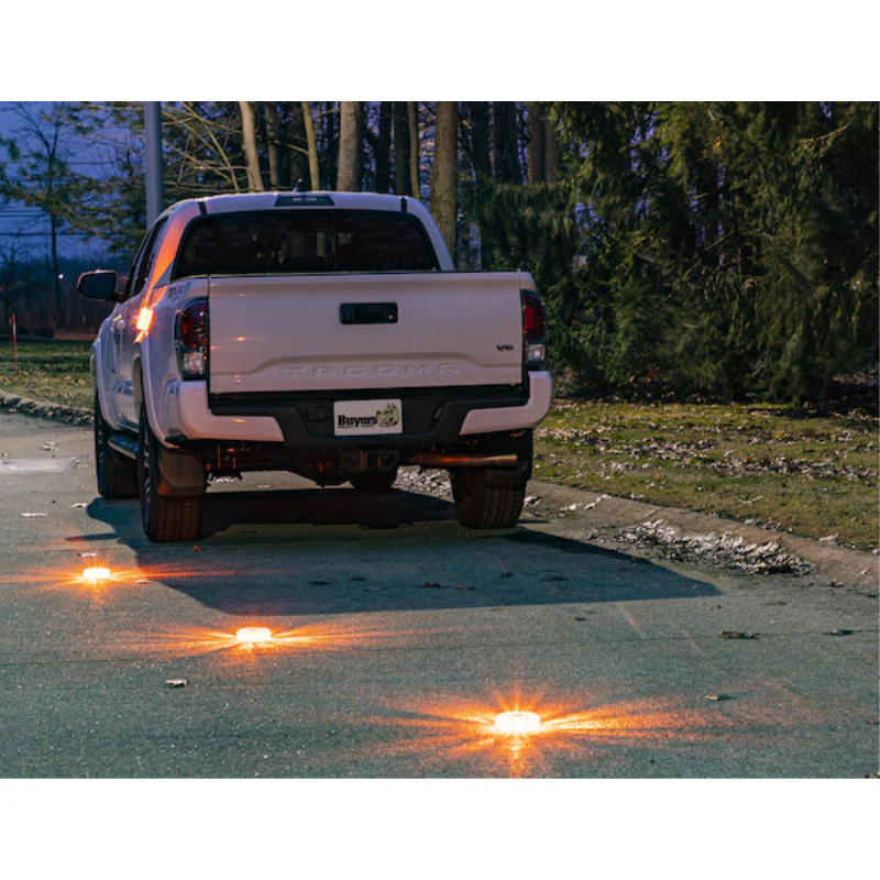 Buyers Products 4 Inch Round Rechargeable LED Amber Road Strobe/Flares Model 8891017 - Image 6