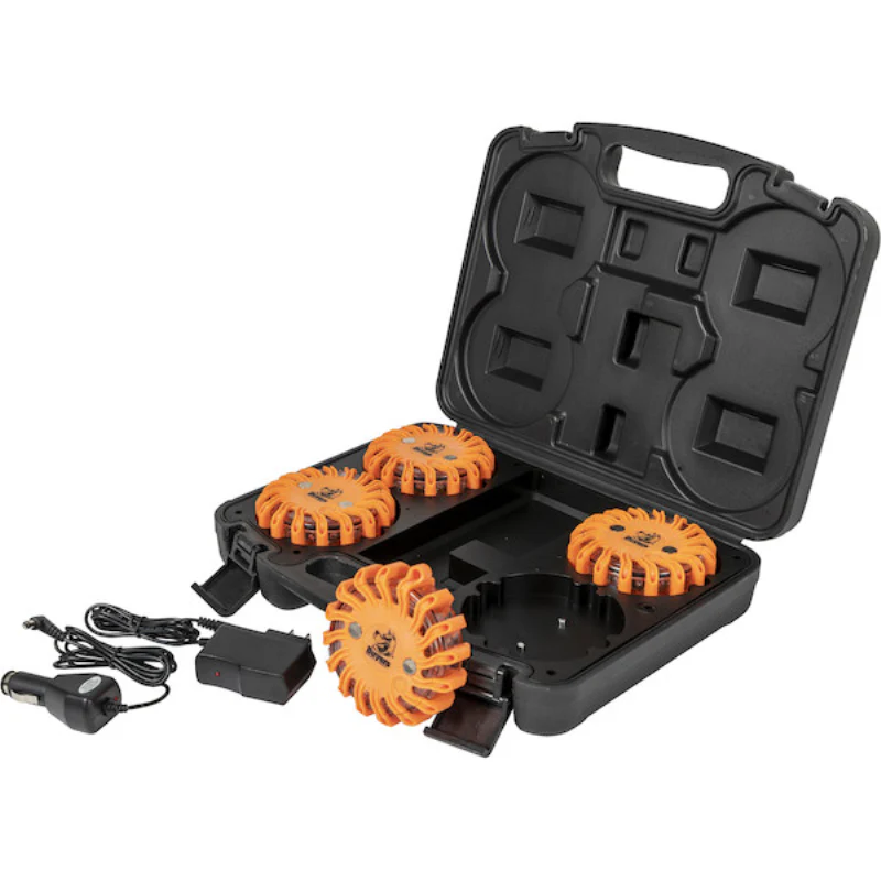 Buyers Products 4 Inch Round Rechargeable LED Amber Road Strobe/Flares Model 8891017 - Image 7