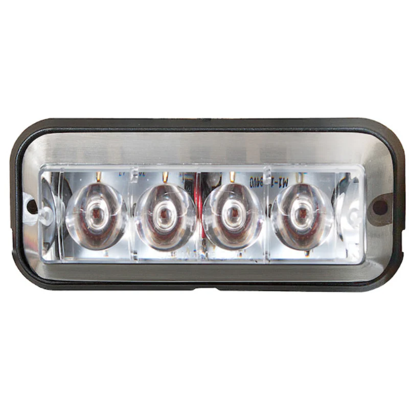 Buyers Products 5 Inch Raised Rectangular LED Amber Strobe Light with 19 Flash Patterns Series Model 8891104 - Image 5
