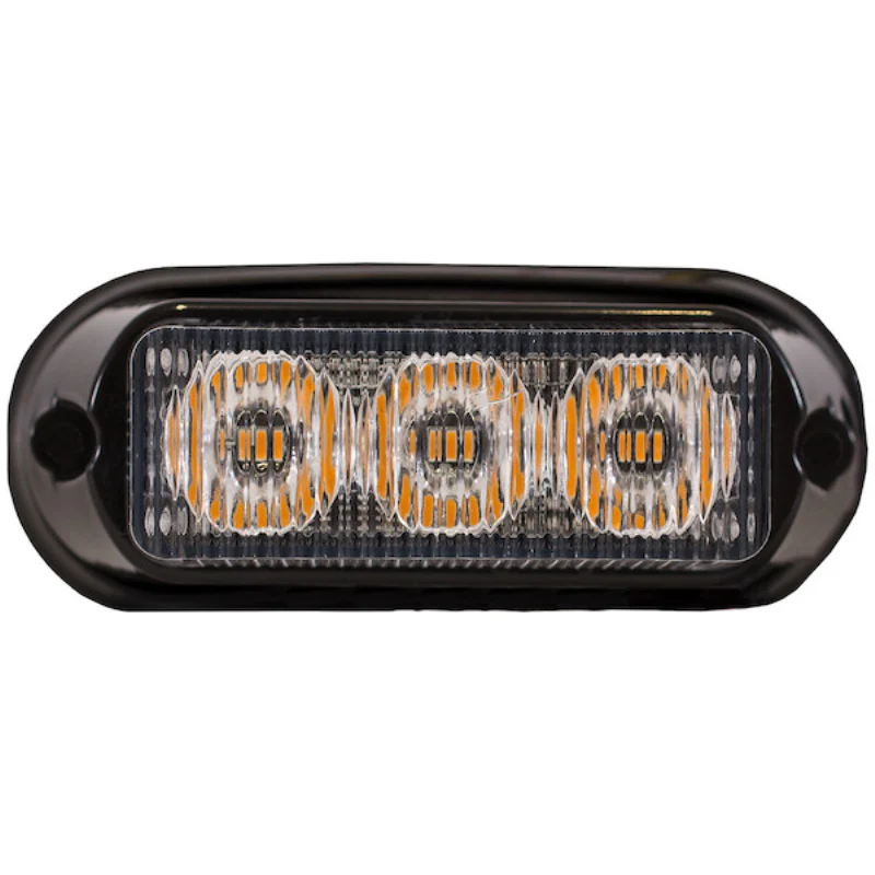 Buyers Products 4 Inch Low Profile Rectangular LED Amber Strobe Light Model 8891120 - Image 2