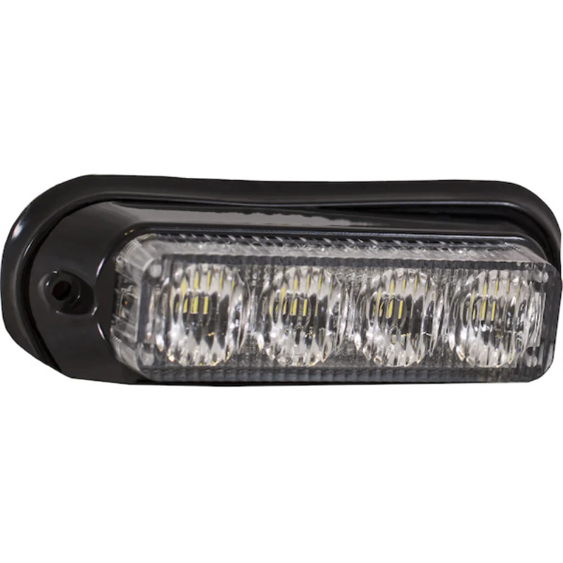 Buyers Products 5 Inch Raised Rectangular LED Clear Mini Strobe Light Series Model 8891131 - Image 2