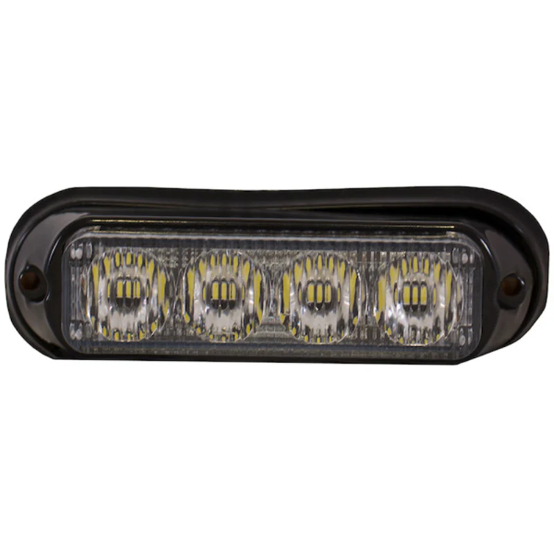 Buyers Products 5 Inch Raised Rectangular LED Clear Mini Strobe Light Series Model 8891131 - Image 4