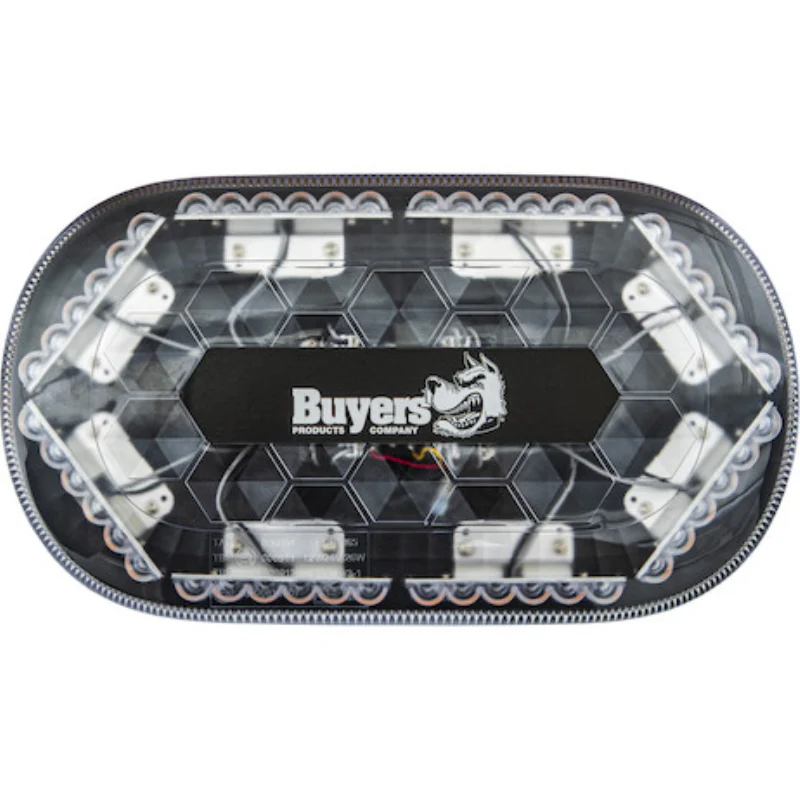 Buyers Products 13 Inch Oval Amber Modular Mini Light Bar Model 8891170 - Image 6