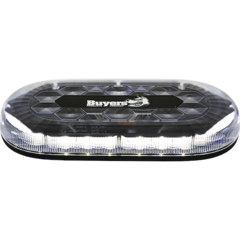 Buyers Products 13 Inch Oval Amber/Clear Modular Mini Light Bar Model 8891172 - Image 4