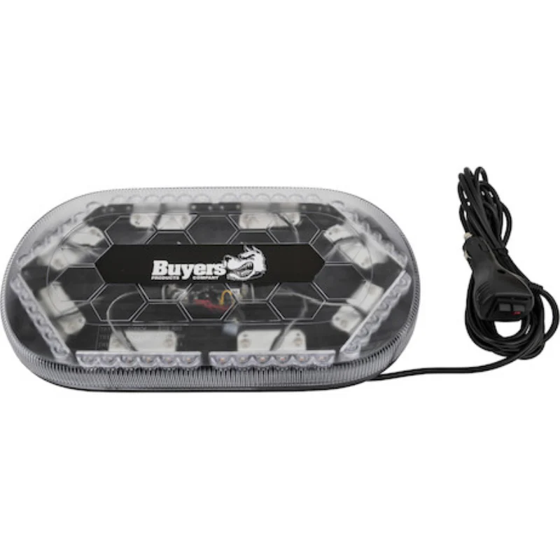 Buyers Products 13 Inch Oval Amber/Clear Modular Mini Light Bar Model 8891172 - Image 9