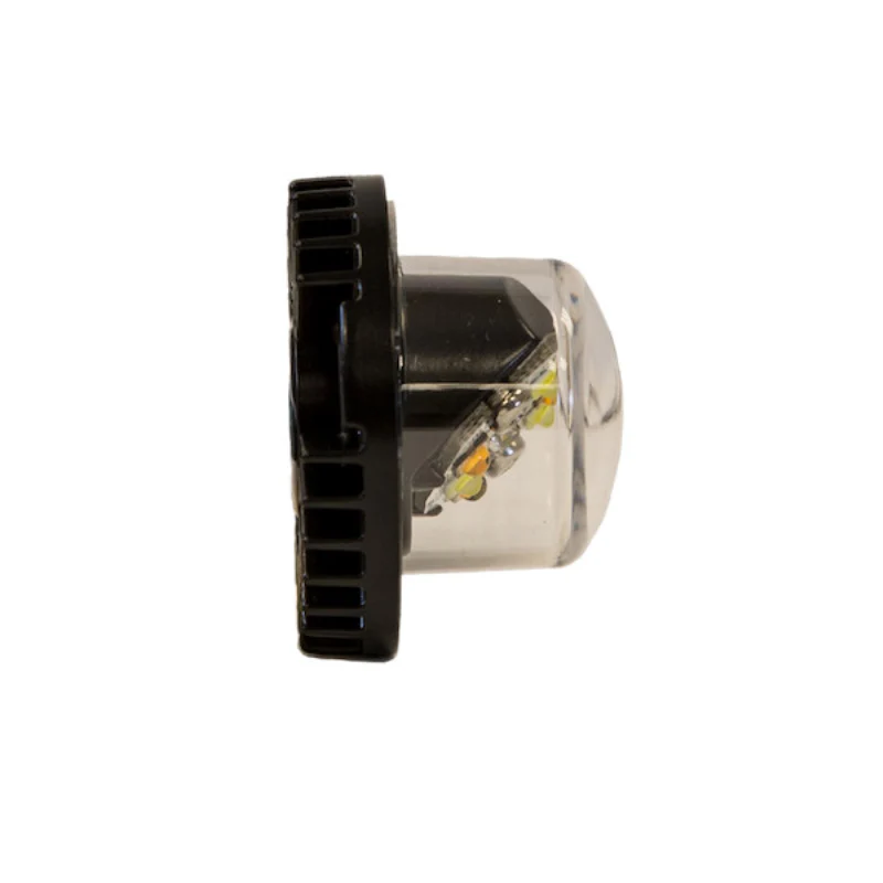 Buyers Products 2 Inch Bolt-On Hideaway Round LED Amber/Clear Strobe Kits with In-Line Flashers Model 8891227 - Image 3