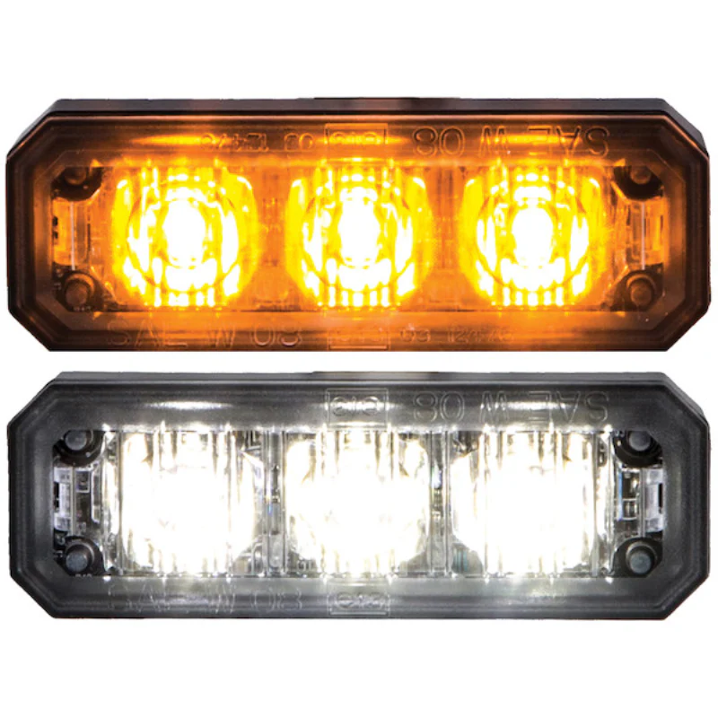 Buyers Products 2.5 Inch Low Profile Rectangular LED Amber Strobe Light Model 8891403 - Image 5