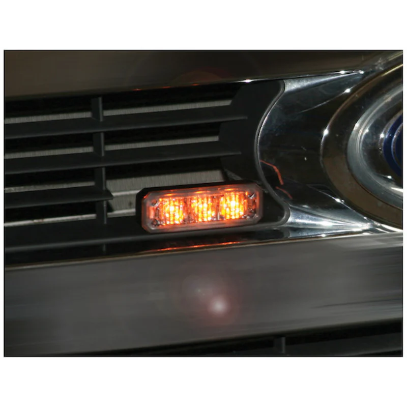 Buyers Products 2.5 Inch Low Profile Rectangular LED Amber Strobe Light Model 8891403 - Image 8