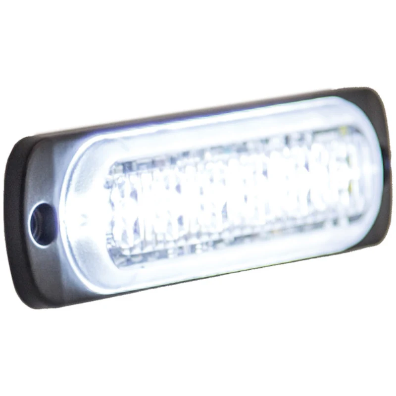 Buyers Products 4.5 Inch Thin Horizontal Rectangular LED Clear Strobe Light Series Model 8891901 - Image 2