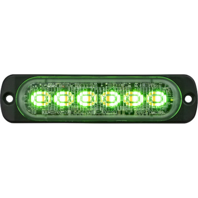Buyers Products 4.5 Inch Dual Color Thin Wide Rectangular LED Amber/Green Strobe Light Model 8892109 - Image 3