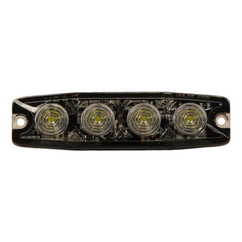 Buyers Products 4.5 Inch Ultra Thin Rectangular LED Clear Strobe Light Series Model 8892241 - Image 2