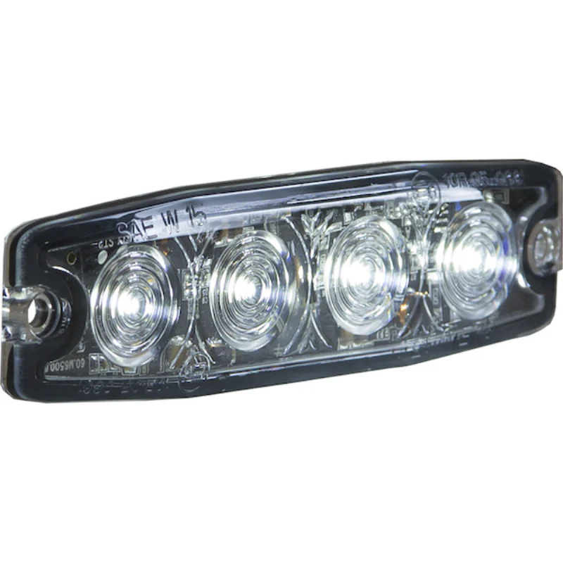Buyers Products 4.5 Inch Ultra Thin Rectangular LED Clear Strobe Light Series Model 8892241 - Image 4
