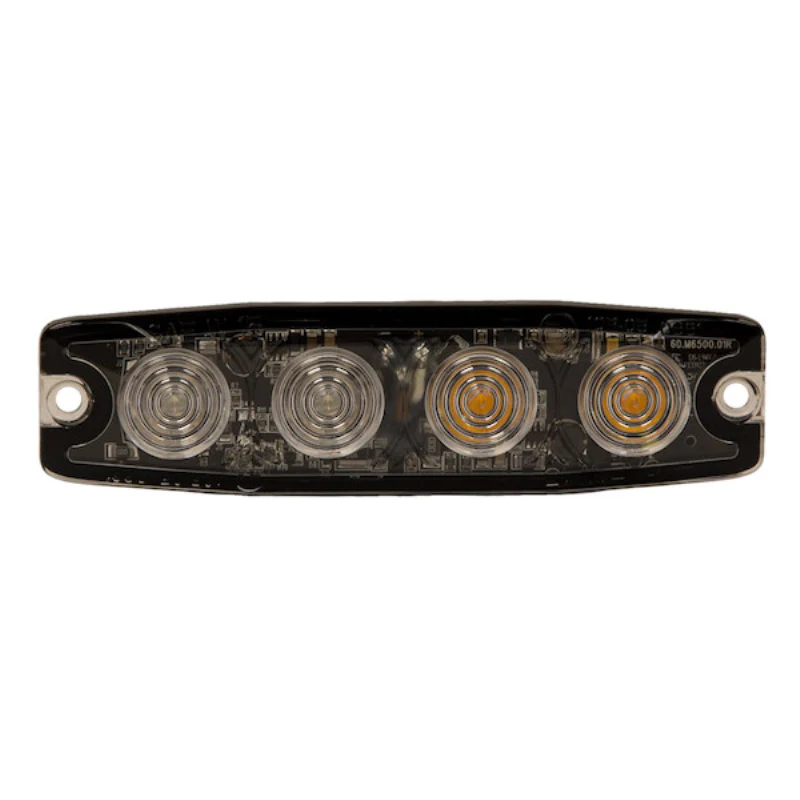 Buyers Products 4.5 Inch Ultra Thin Rectangular LED Amber/Blue Strobe Light Series Model 8892248 - Image 2
