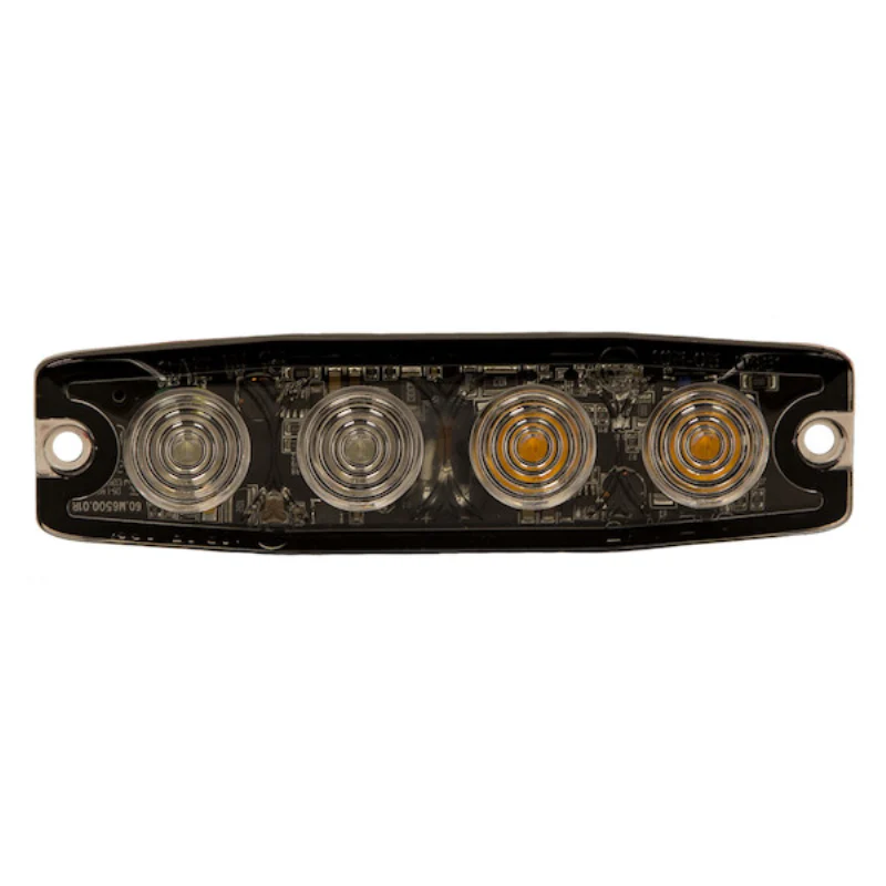 Buyers Products 4.5 Inch Ultra Thin Rectangular LED Amber/Green Strobe Light Series Model 8892250 - Image 2
