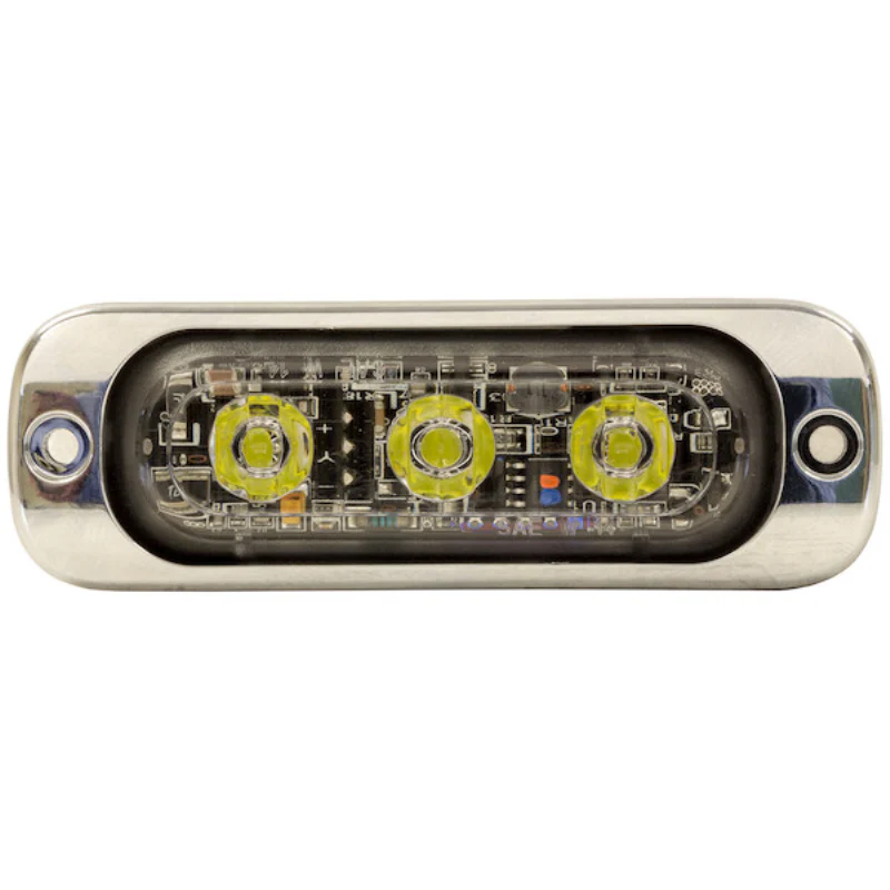 Buyers Products 3.5 Inch Thin Rectangular Horizontal Clear Strobe Light Series Model 8892301 - Image 2