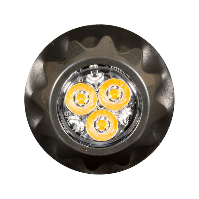 Buyers Products 1.5 Inch Surface/Recess Mount Round LED Amber Strobe Light Series Model 8892400 - Image 3