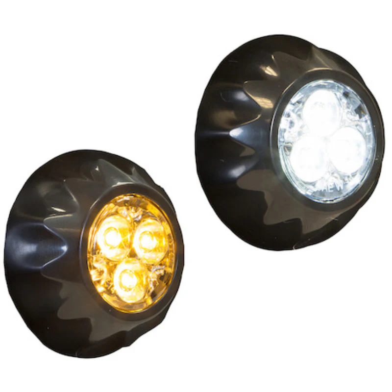 Buyers Products 1.5 Inch Surface/Recess Mount Round LED Amber Strobe Light Series Model 8892400 - Image 4