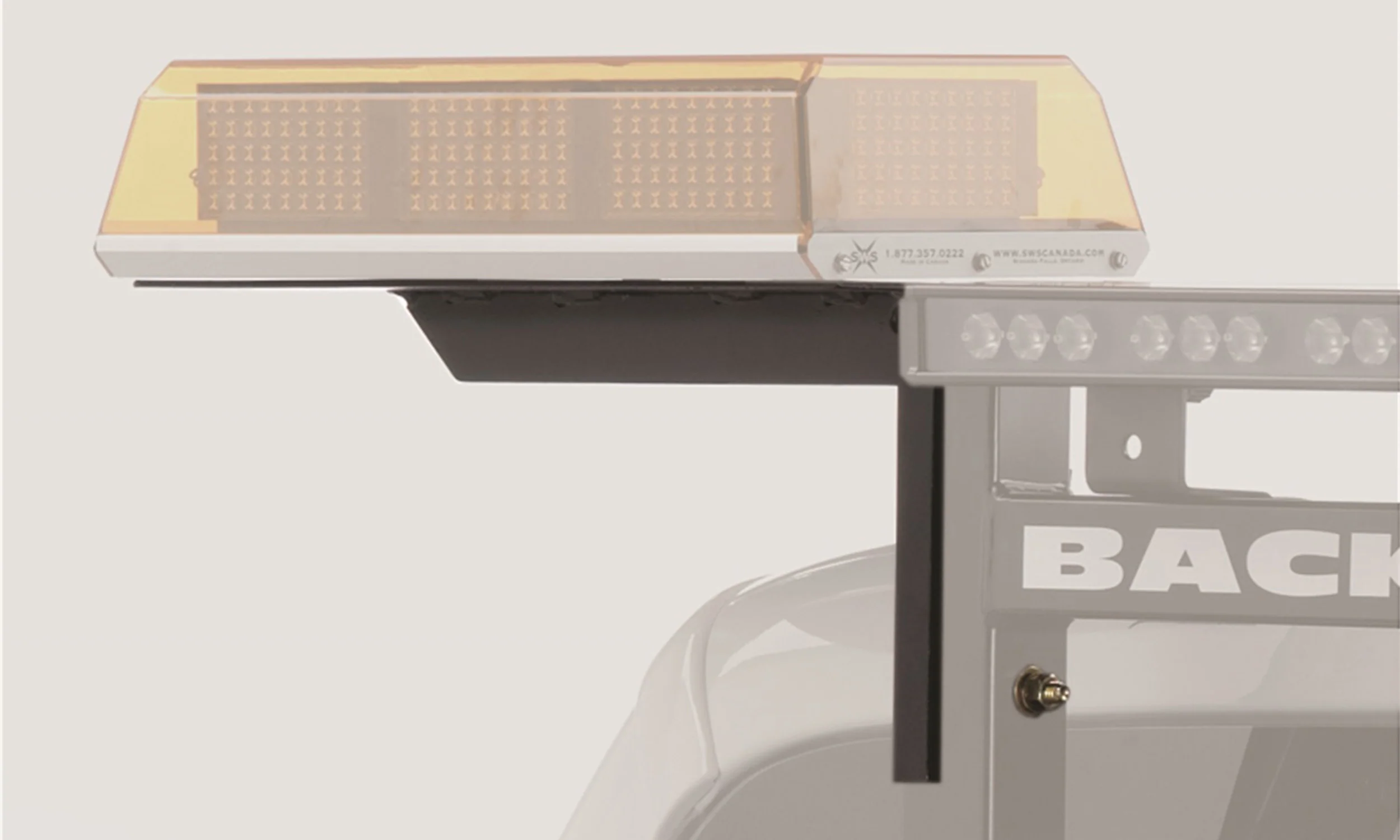 BACKRACK Utility Light Bracket; Universal; 16in. X 7in. Rectangle Model 91007