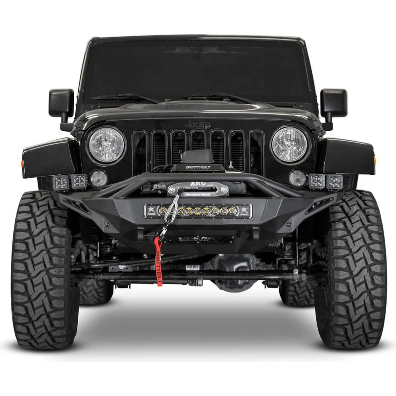 Addictive Desert Designs 07 - 18 Jeep Wrangler JK Stealth Fighter Front Bumper Model F951232080103 - Image 2
