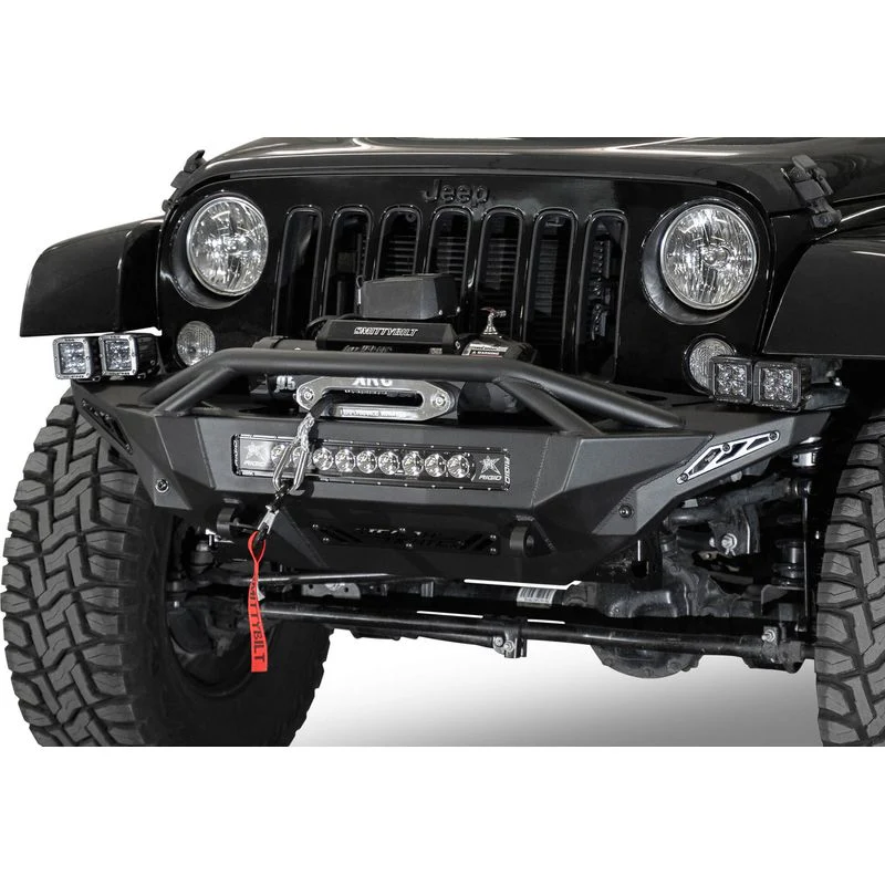 Addictive Desert Designs 07 - 18 Jeep Wrangler JK Stealth Fighter Front Bumper Model F951232080103 - Image 3